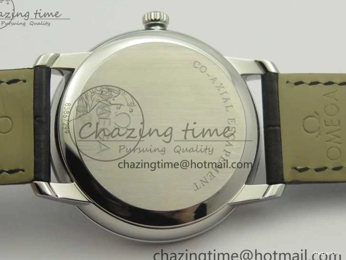 0413 De Ville Prestige Small Second TWF 1:1 Best Edition Black Dial on Black Leather Strap MIYOTA Resilient 8037